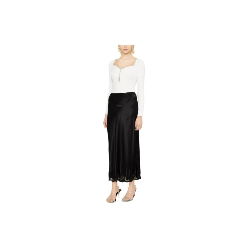 Self portrait Crystal embellished Trim Top-3