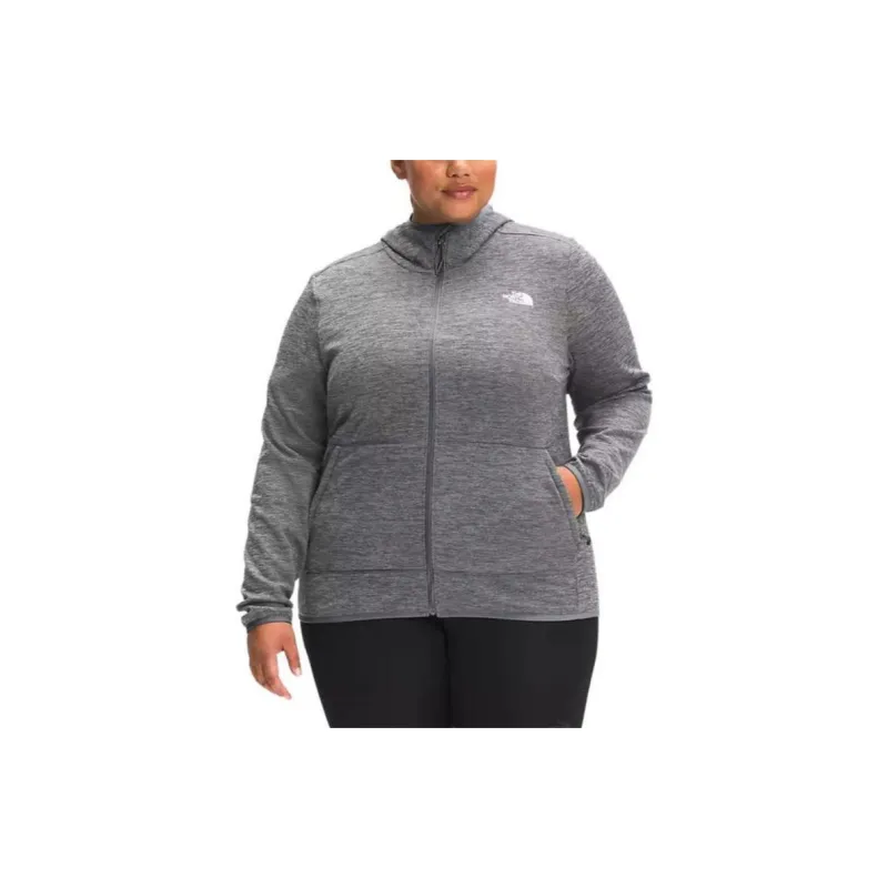 THE NORTH FACE Women's’s Plus Canyonlands Hoodie Jackets Coats Women's Medium Gray Mixed Color-1