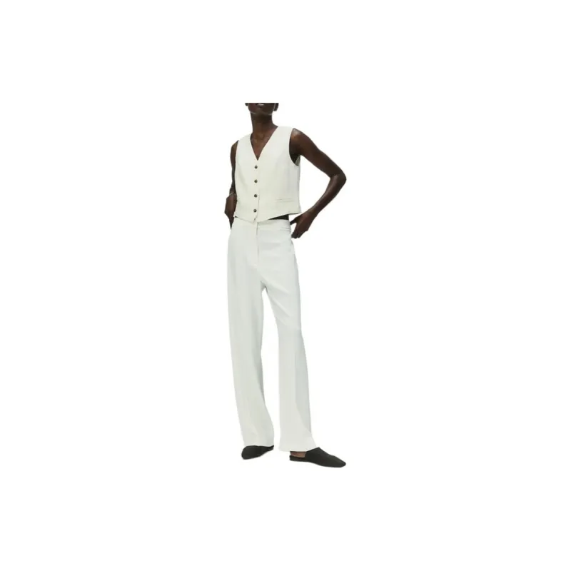 H&M Casual Pants Women's White-1