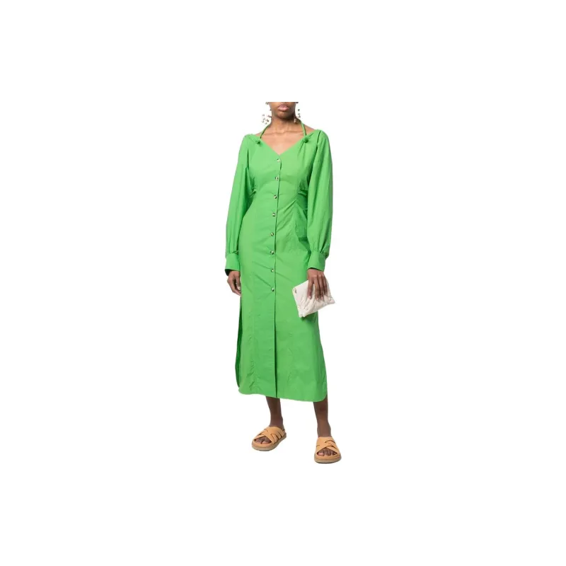 NANUSHKA Long-Sleeved Dresses Women's Green-1