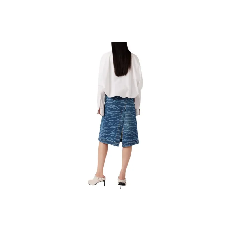 Stella McCartney Tiger Midi Skirt-2
