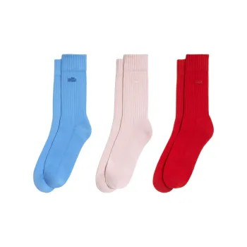 LACOSTE Mid-Calf Socks Men's 3 Pack