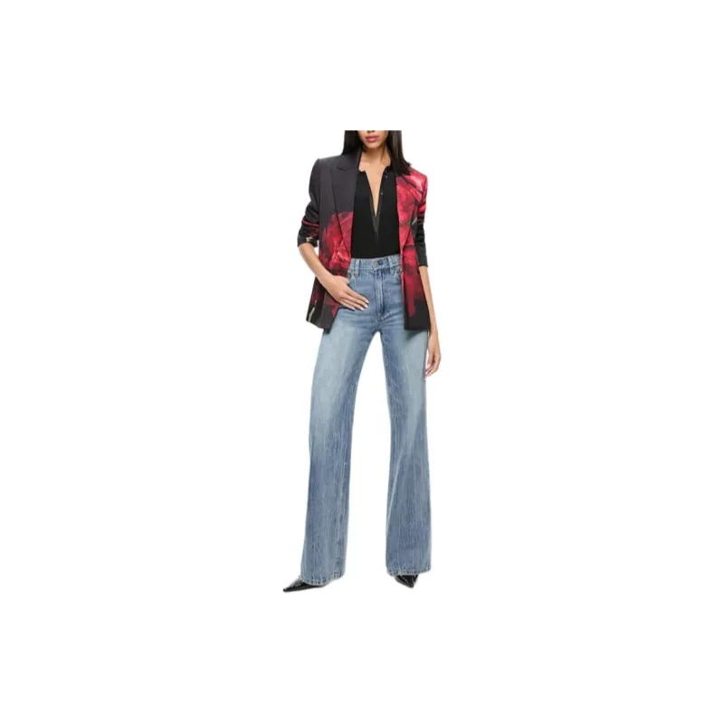 ALICE+OLIVIA Silas Floral-print Blazer-3