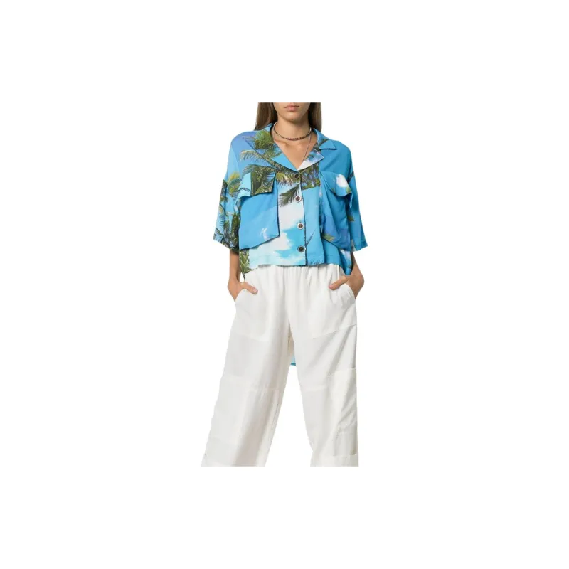 NATASHA ZINKO Shirt Women's Blue-1