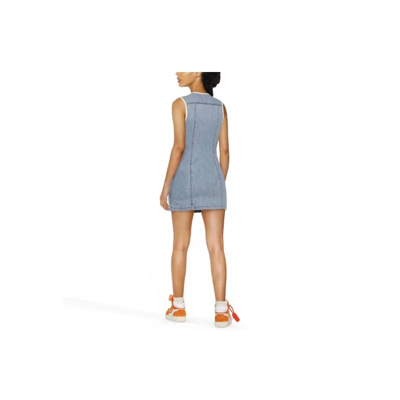 DIESEL Sleeveless Dresses Women's Blue-1