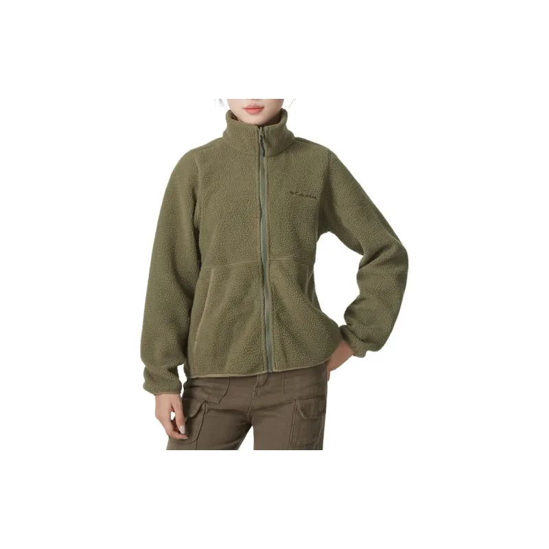 Columbia Waterproof And Breathable Warm Windbreaker Jacket Women's Green-5