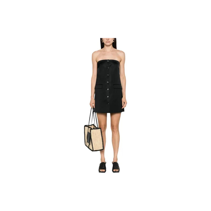 NANUSHKA FW24 Slip Dresses Women's Black-2