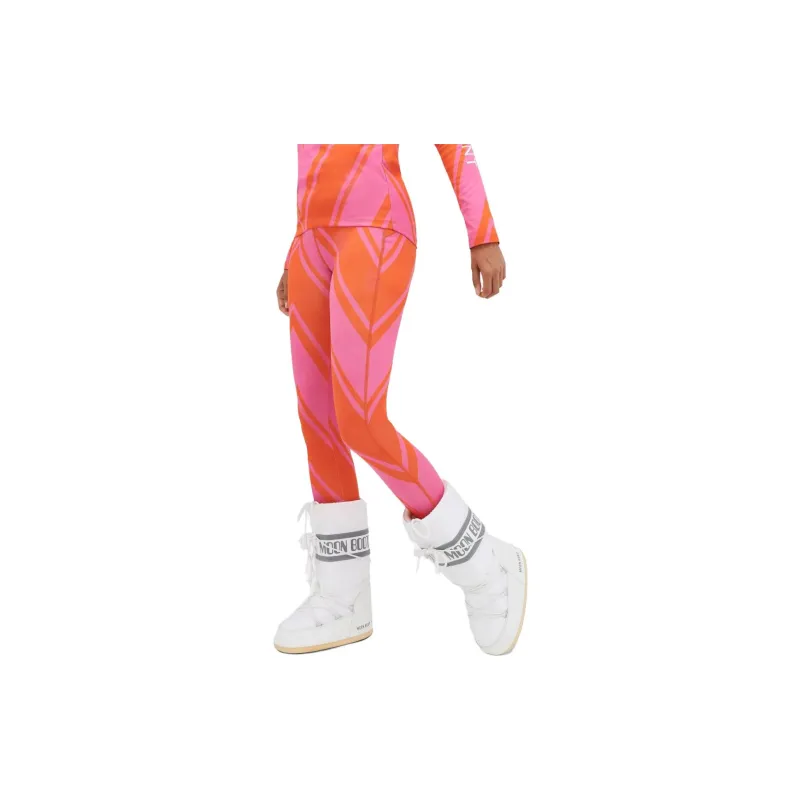 PERFECT MOMENT Chevron-print Thermal Leggins-1