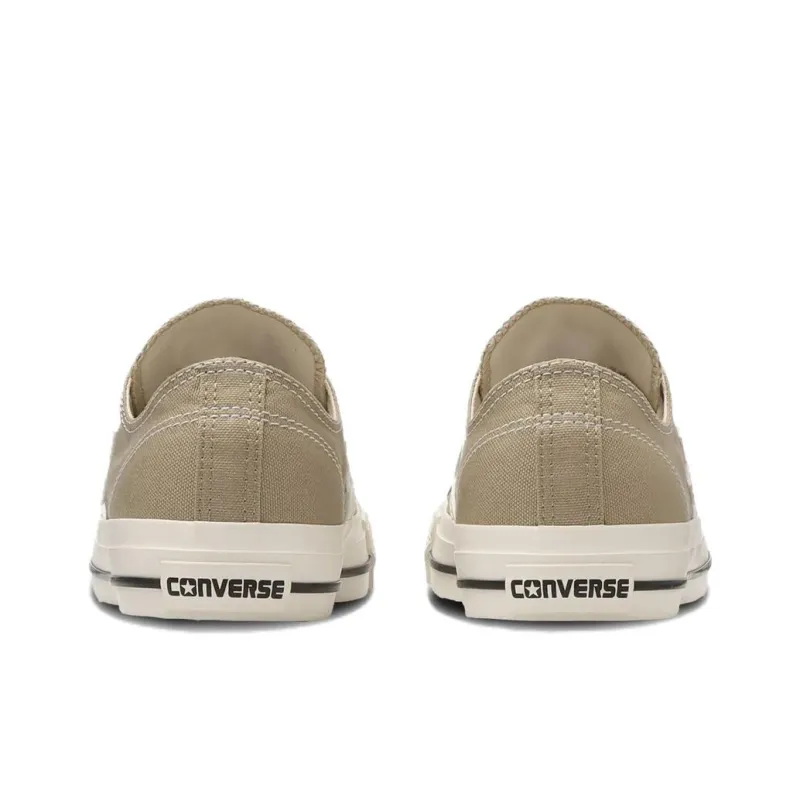 Converse Anti Slip Wear Resistant Low Top Canvas Shoes Unisex Beige-4