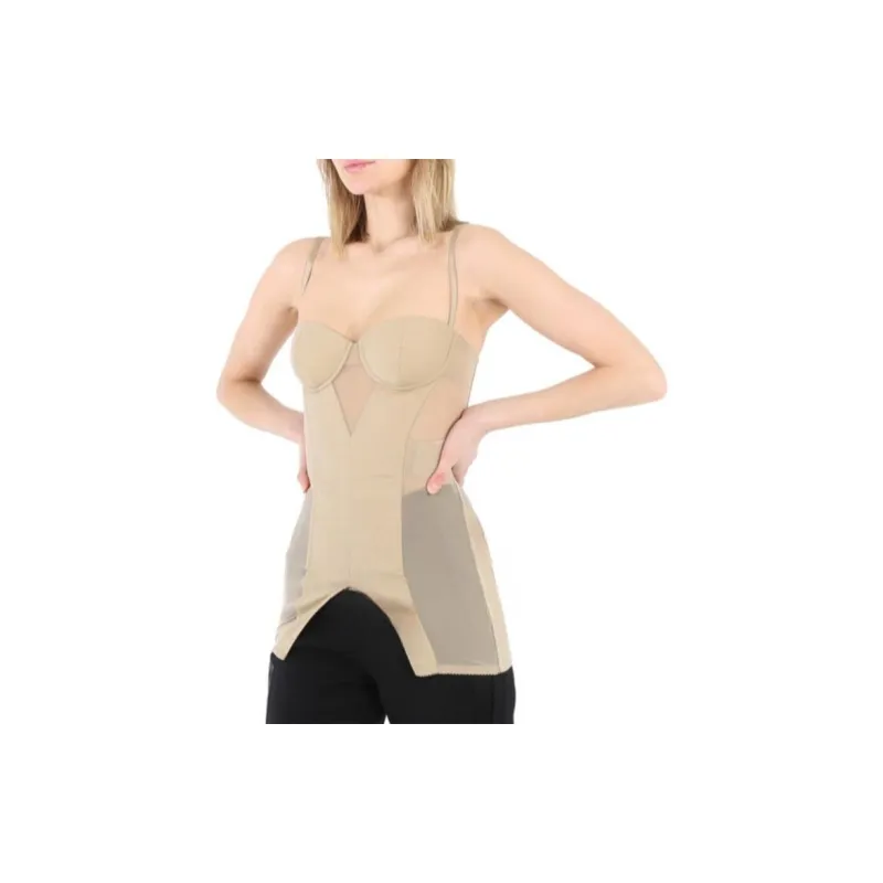 Burberry Strapless Top Women's Brown-1