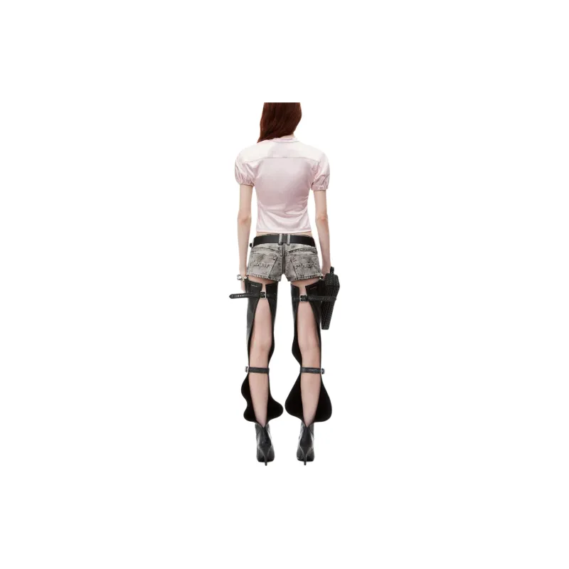 Alexander Wang Football Padded Jersey T-shirt-3