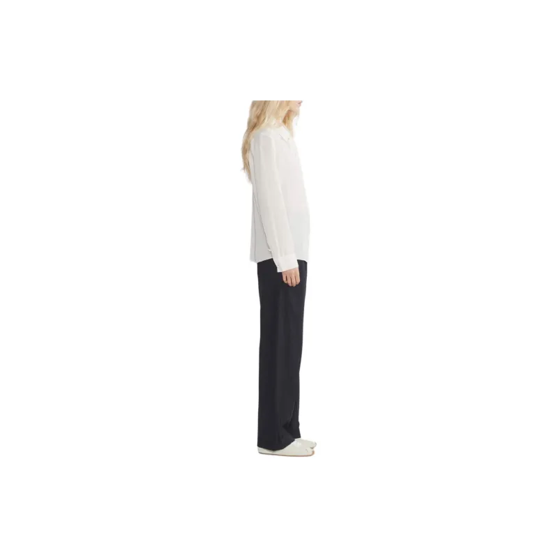 ARITZIA FW24 Wilfred Esme Silk Shirt Shirt Women's Light Birch/Light Birch-4