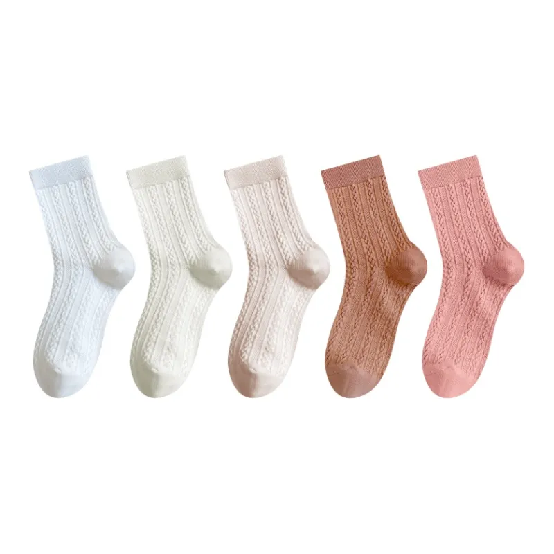 AOKANG Mid Calf Socks Women's Combo Set-24