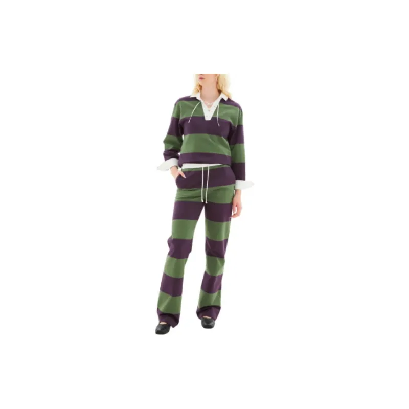 DRIES VAN NOTEN Chu Lightweight Striped Polo Shirt-1
