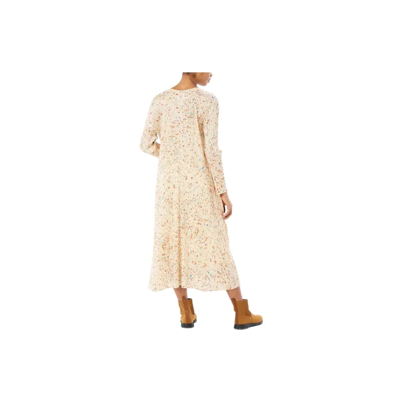 PLEATS PLEASE ISSEY MIYAKE FW22 Long Sleeved Dress Women's Yellow-4