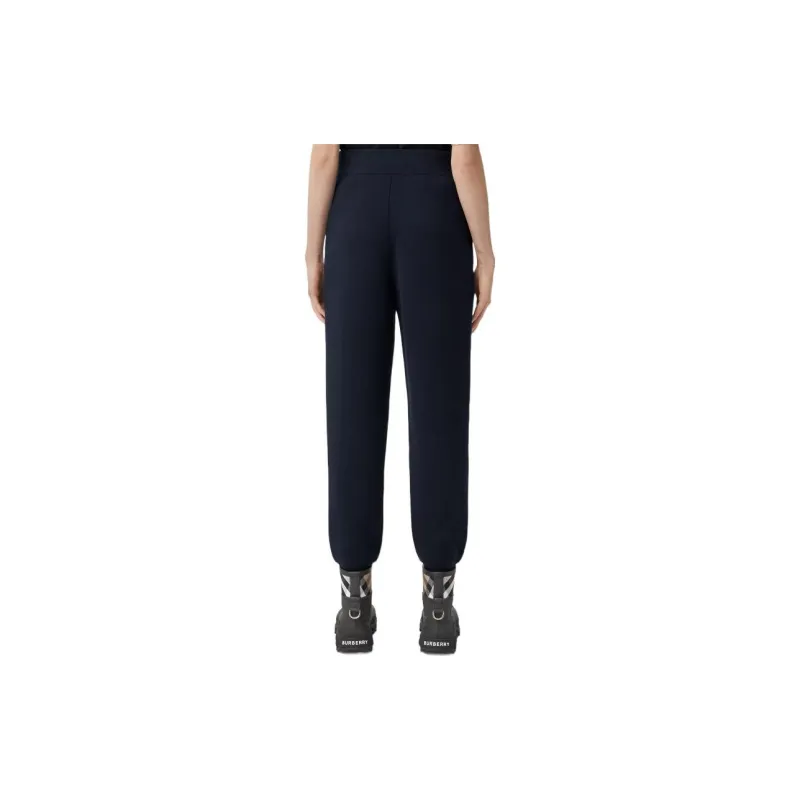 Burberry Knitted Sweatpants Women's Dark Charcoal Blue-4