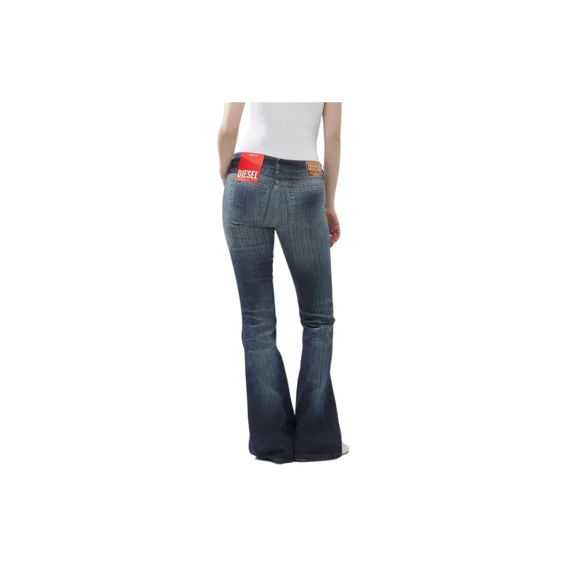 DIESEL Women's D Ebbey Bootcut And Flare 1969 09i03 Jeans Dark Blue-2