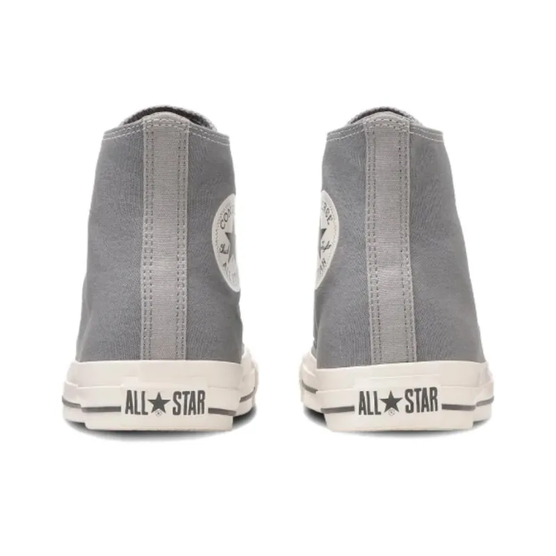 Converse All Star Anti Slip Wear Resistant High Top Canvas Shoes Women's Gray-4