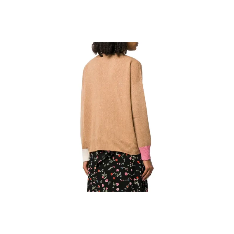 MARNI Cashmere Sweaters Women's Tea Brown-1