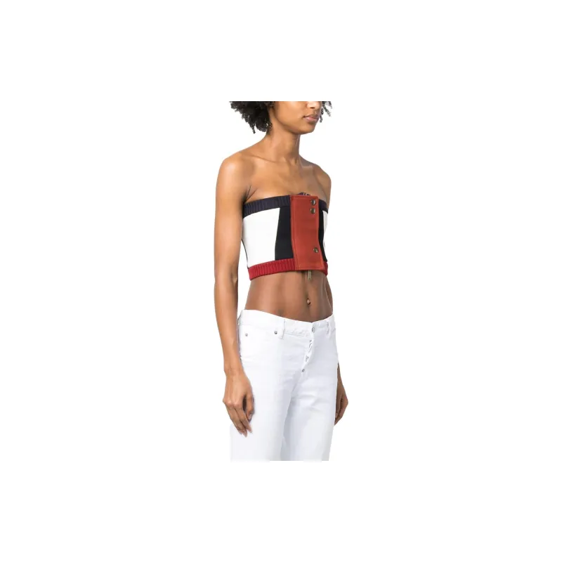 DSQUARED 2 Colour block Corset Top-2
