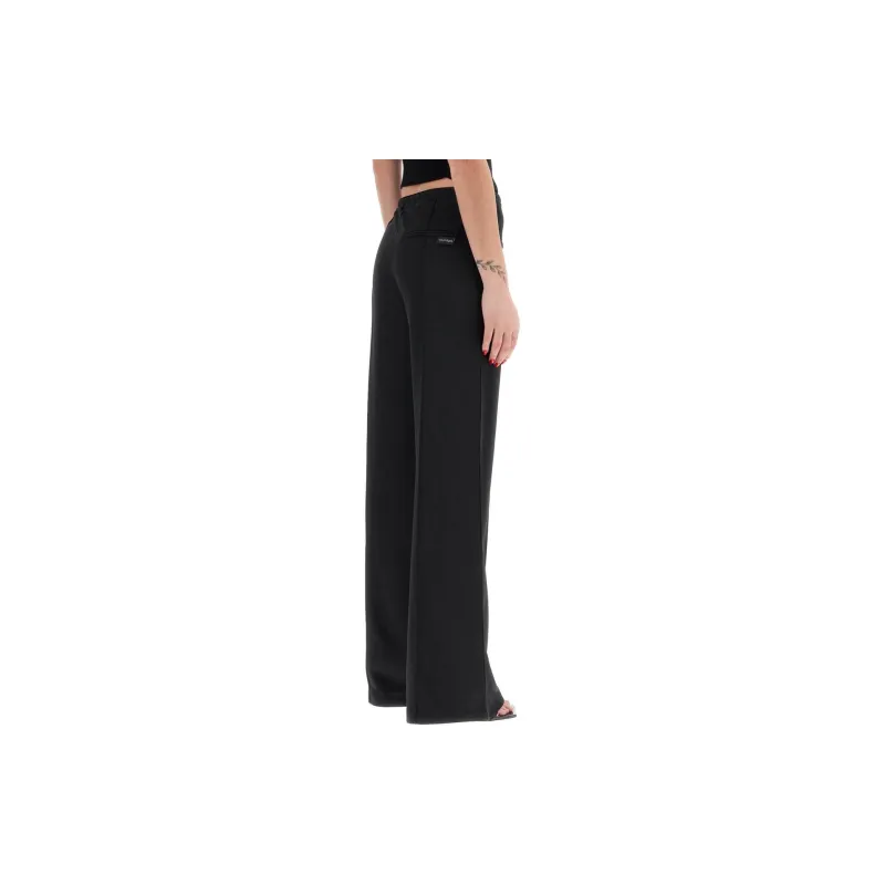 Courrèges Tracksuit Interlock Baggy Pants 'Black'-2