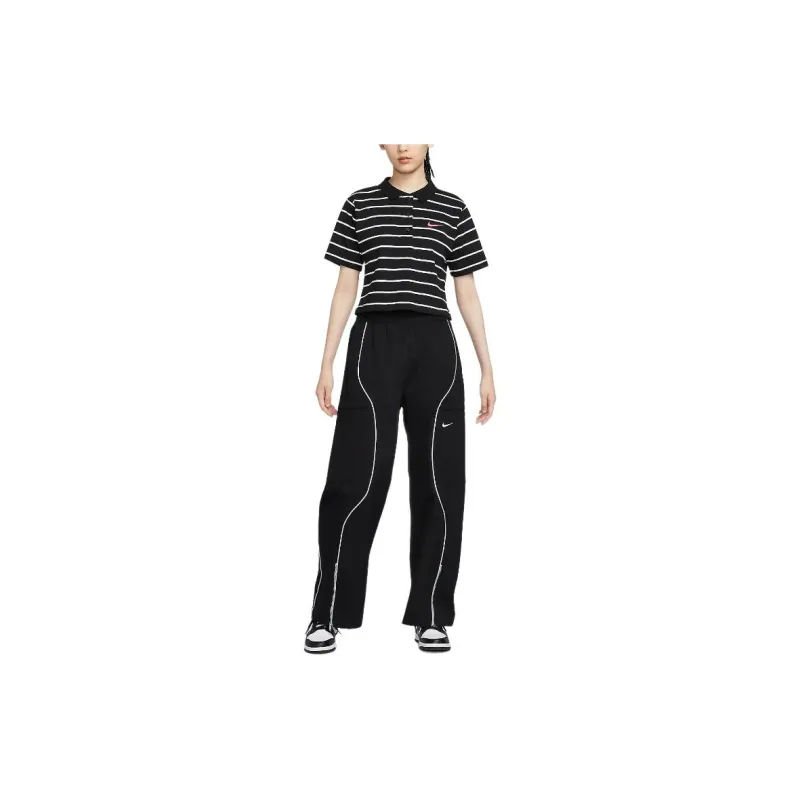 Nike Sportswear Polo Shirt Women's Black-4