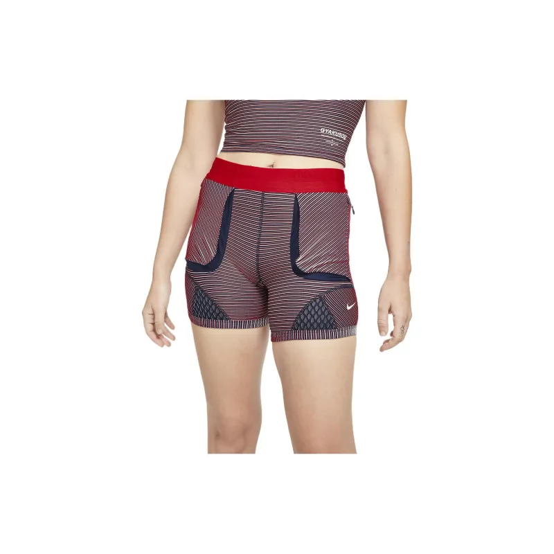 Nike Casual Shorts Women's Red Blue-2