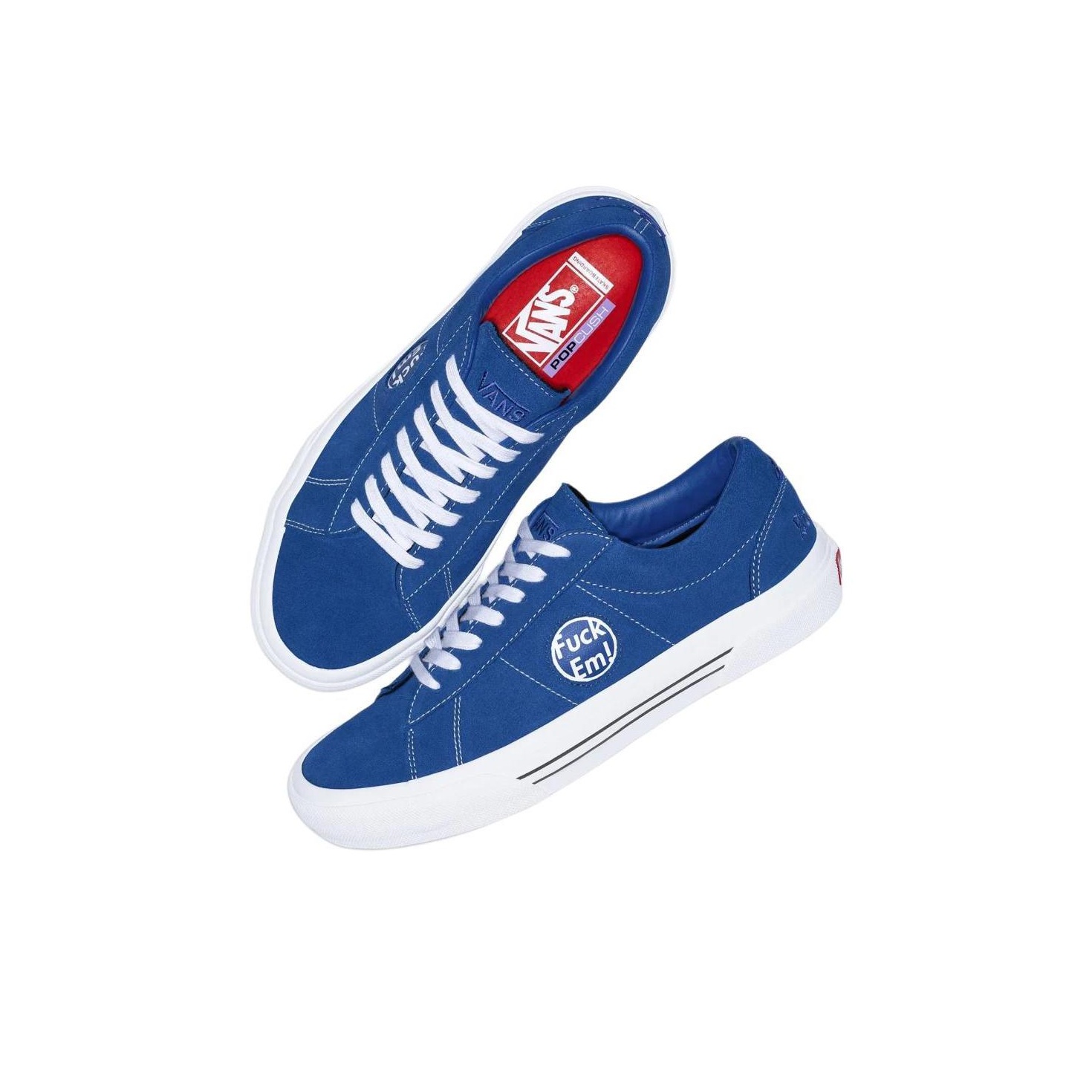 Sid Supreme X Vans 'Fuck 'Em Pack - Blue' US M 9.5 - POIZON