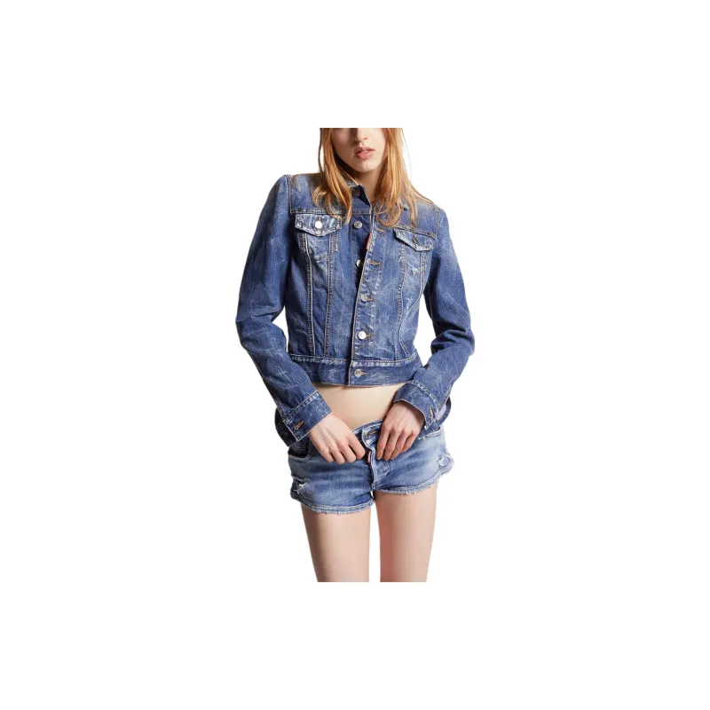 DSQUARED 2 Distressed Denim Jacket-3