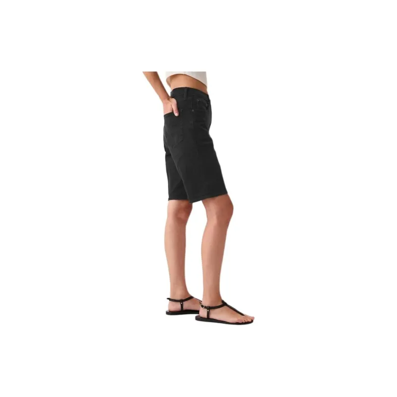 GAP Denim Shorts Women's Black-4
