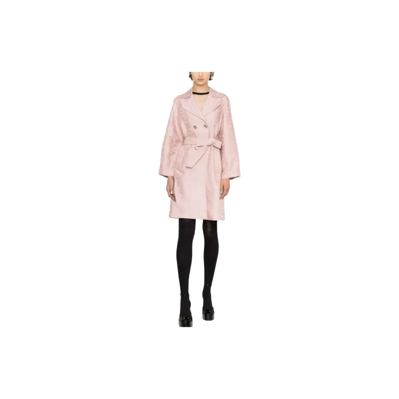 PINKO Trench Coats Women's Pink-2