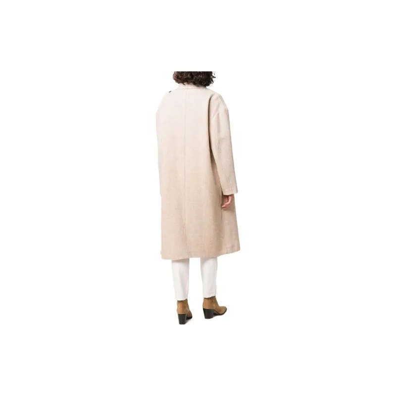 ISABEL MARANT Coats Women's Light Beige-2