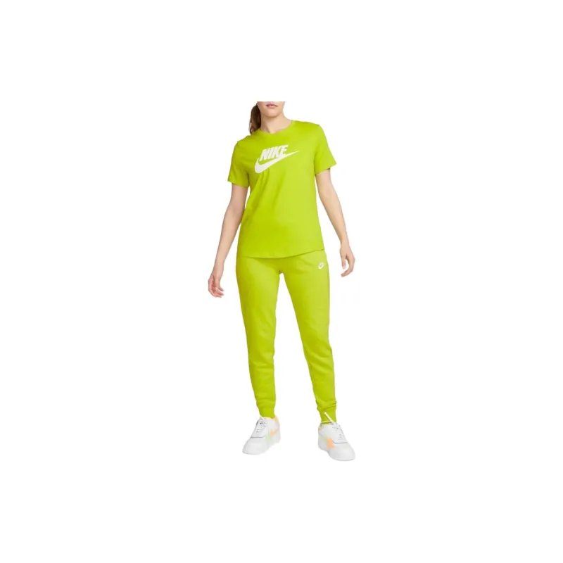 Nike Knitted Sweatpants Women's Green Yellow-1