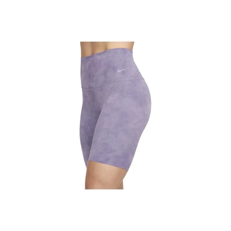 Nike Gentle-Support High-Waisted 8' Biker Shorts Sports Shorts Women's Purple-2