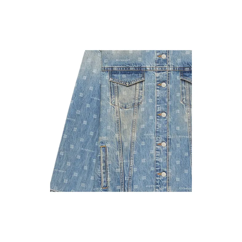 Givenchy Logo-print Denim Jacket-4