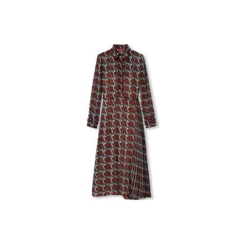 GUCCI Long-Sleeved Dresses Women's Brown