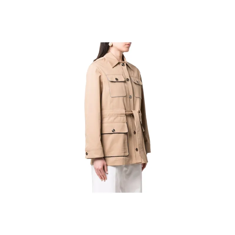 Ferragamo Pocket detail Belted Jacket-3