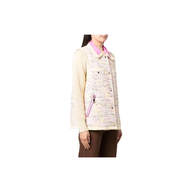 KHRISJOY Sleeveless Tweed Jacket-2