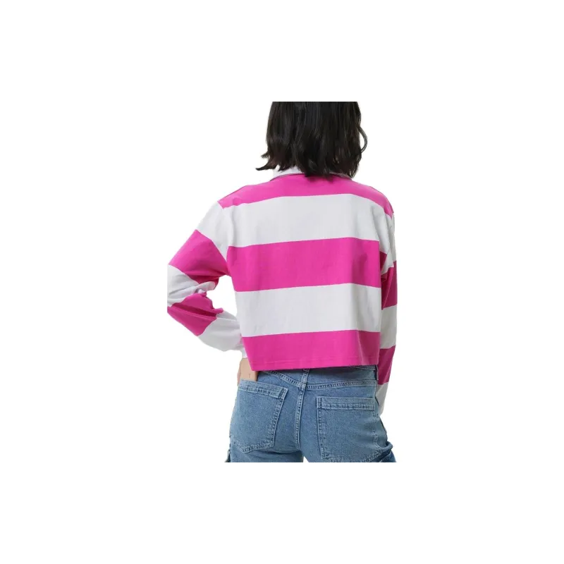 GAP T-Shirts Women's Pink Stripes-3