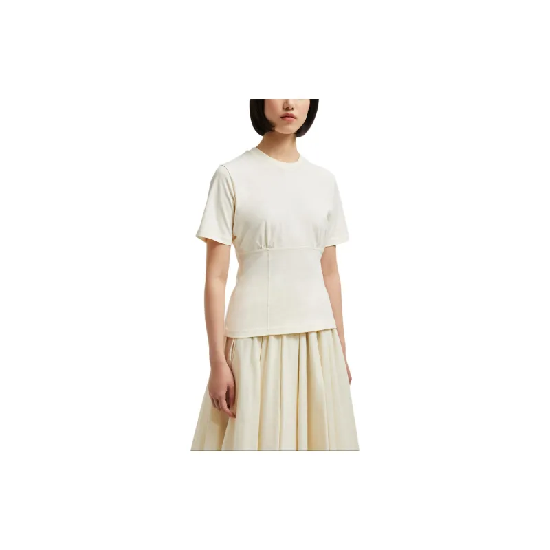 Moncler T Shirts Women's White-1