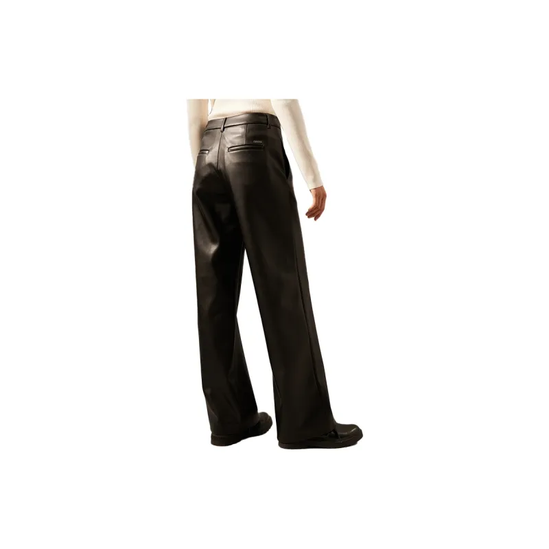 CALVIN KLEIN Casual Pants Women's Space Black-3