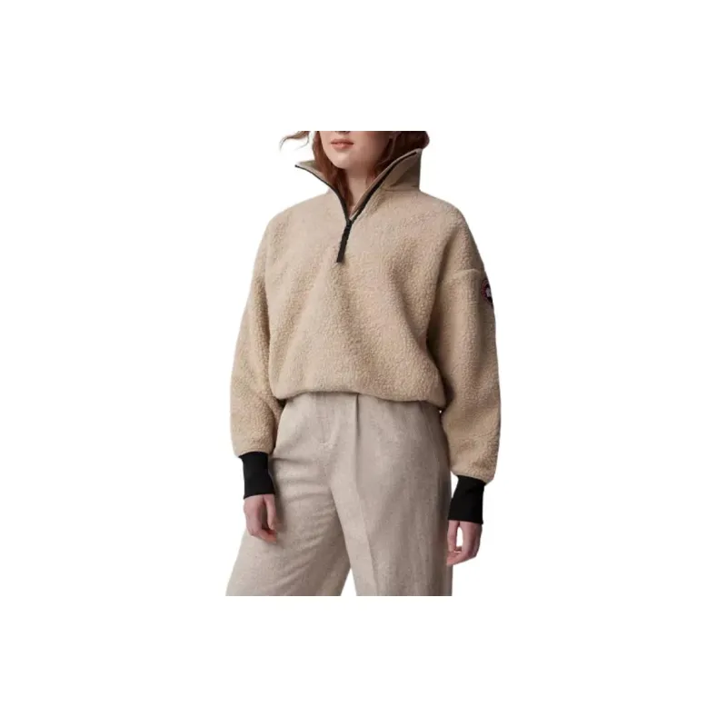 Canada Goose Simcoe Series FW24 Sweater Women's Light Yellow Umber-4