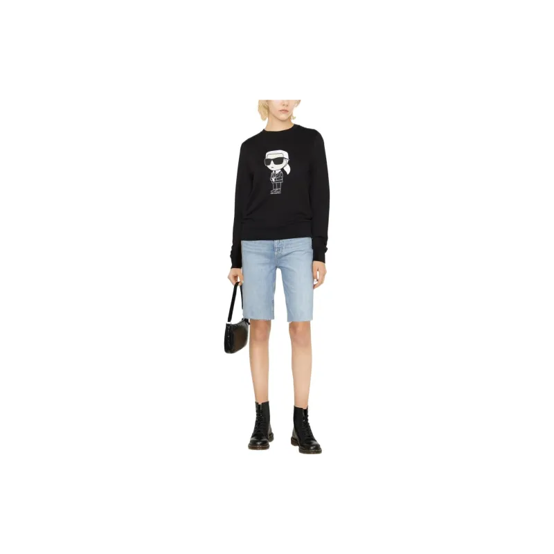 KARL LAGERFELD / Karl Lagerfeld Jeans Ikonik 2.0 Crewneck Sweatshirt-1
