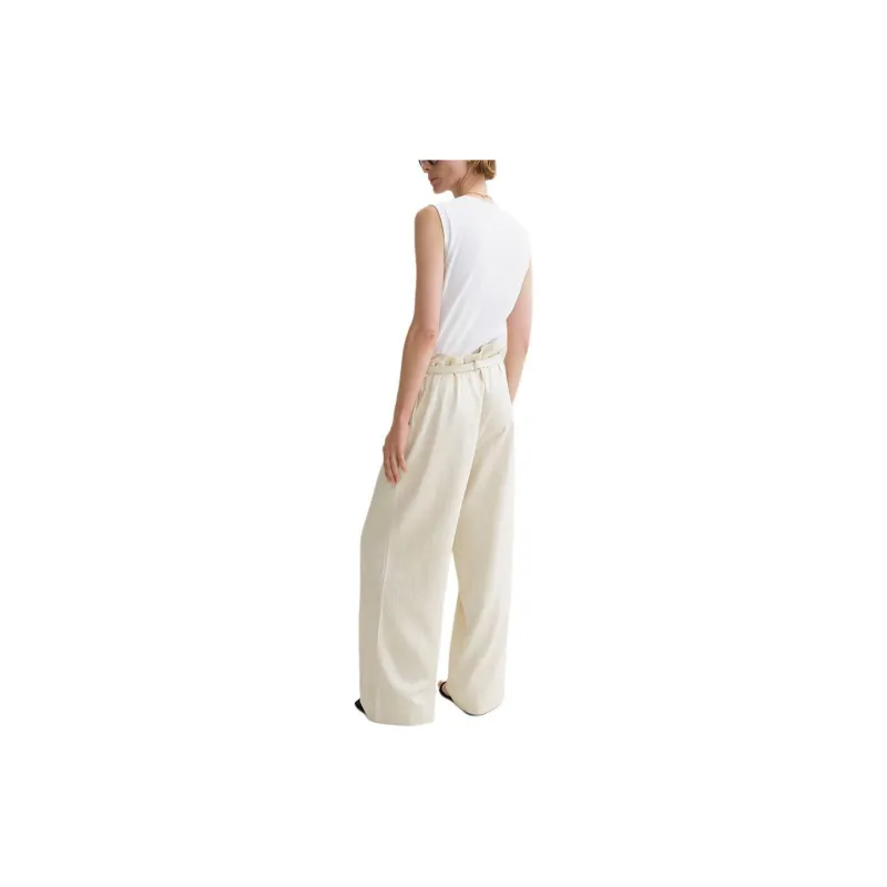 TOTEME Belted Flared Trousers-2