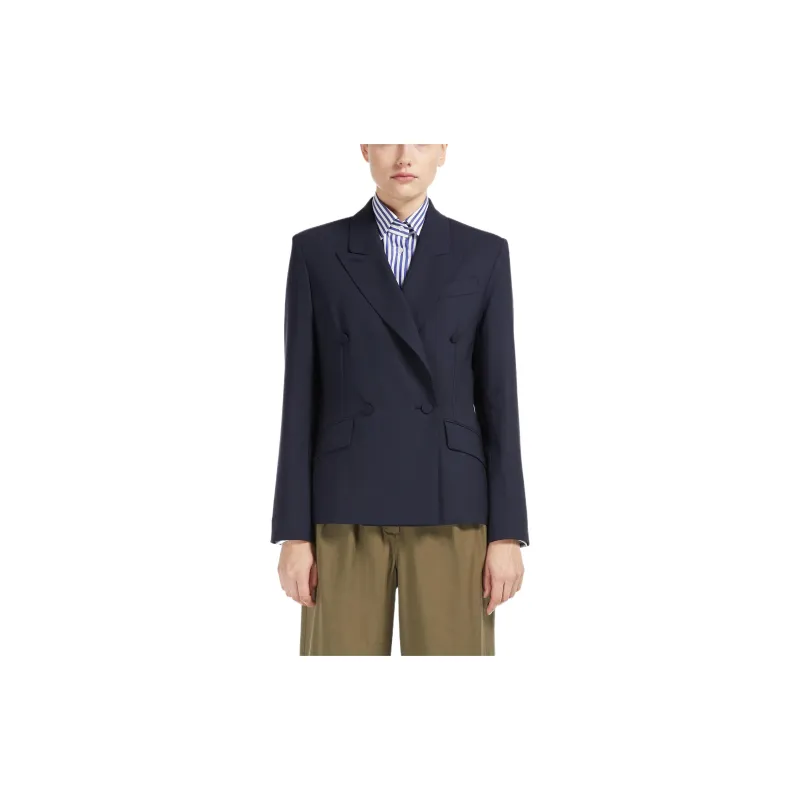 WEEKEND MaxMara Business Suits Coats Women's Blue-2