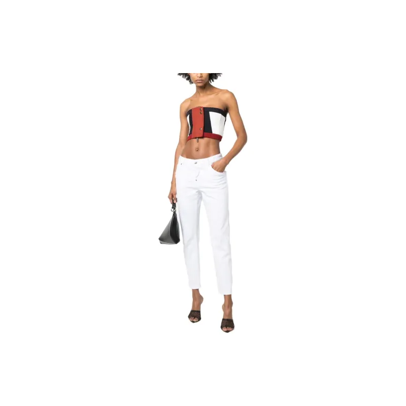 DSQUARED 2 Colour block Corset Top-1