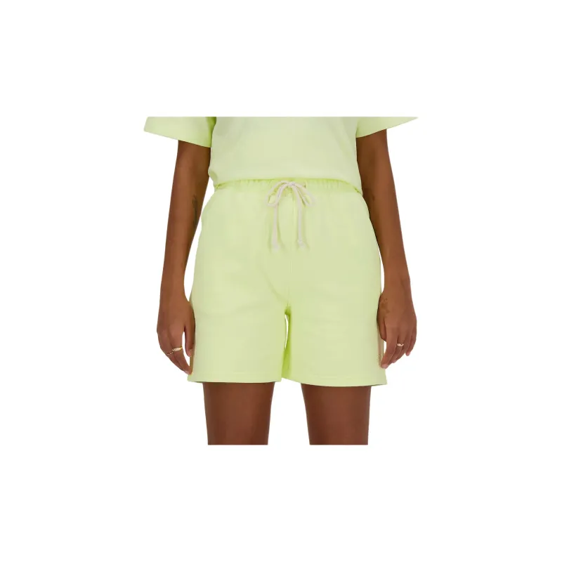 New Balance Casual Shorts Women's Neon Yellow-4