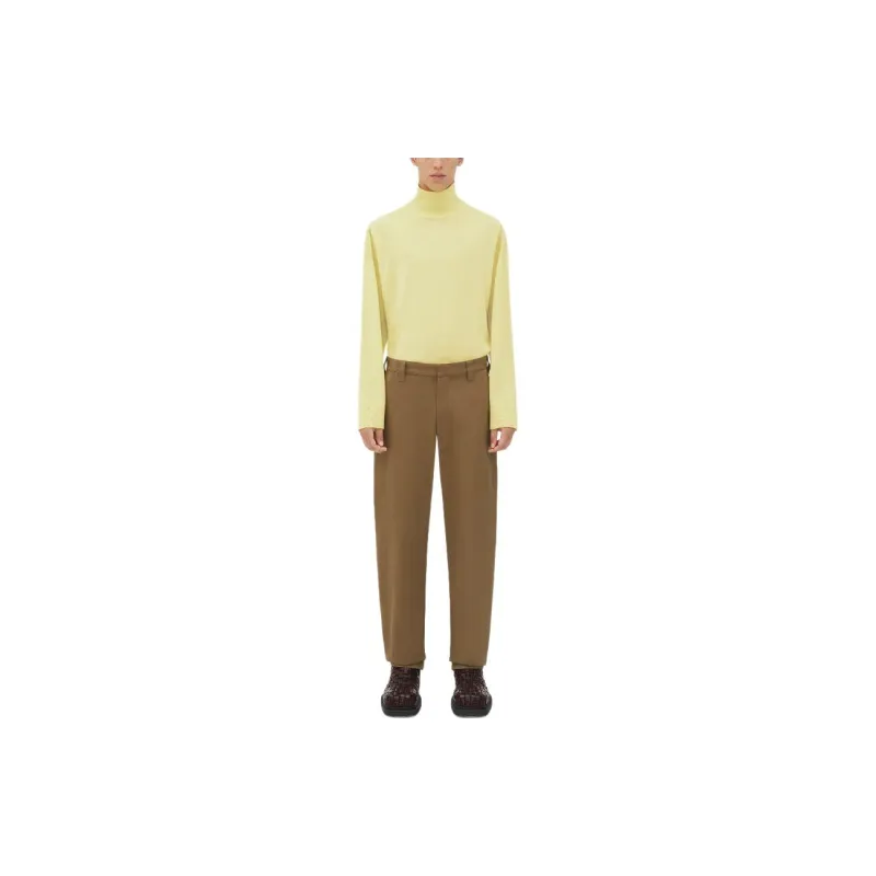 Bottega Veneta Zipped Tapered Leg Trousers-3