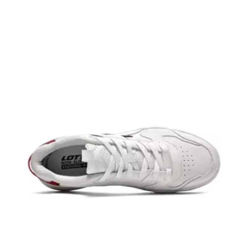 LOTTO Slip Resistant Low Top Skateboard Shoes Unisex White-2