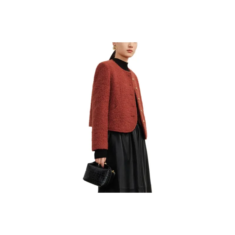 JZ. ANNAKRO Coats Women's Rusty Red-2